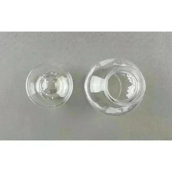 Luminarc Crystal Vintage Christmas Holiday Winter Scene Candle Hurricane Lamp - Picture 6 of 7